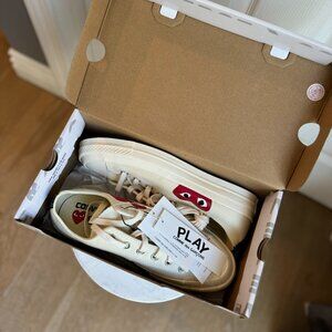 Comme des Garcons PLAY x Converse All Star Chuck Taylor '70 Low-Top Sneakers